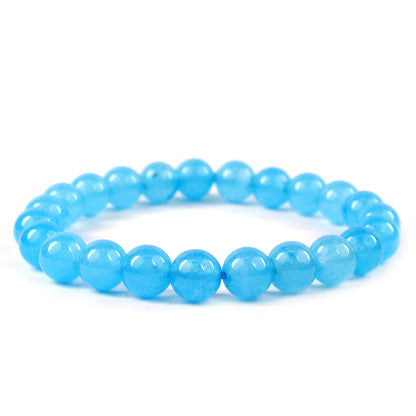 Blue Onyx Crystal Bracelet | Natural Healing Gemstone Bracelet for Clarity & Confidence