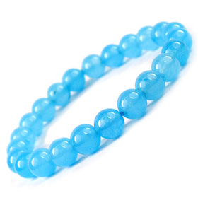 Blue Onyx Crystal Bracelet | Natural Healing Gemstone Bracelet for Clarity & Confidence