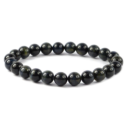 Blue Tiger Eye Crystal Bracelet | Natural Healing Gemstone Bracelet for Calm & Insight