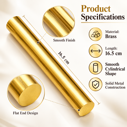 Brass Vastu Remedy Rod for Home Office Plot and Commercial Space