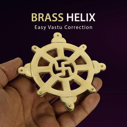 Brass Spiral Helix for West Direction