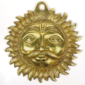 Brass Sun Wall Hanging Vastu Positive Energy Decor