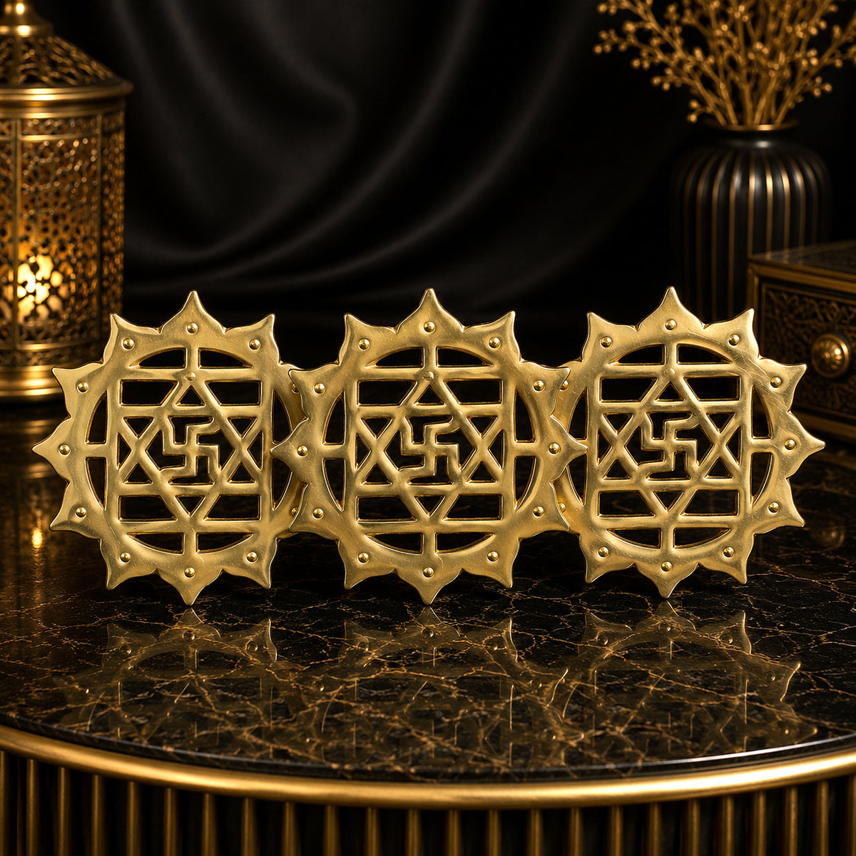 Brass Helix East Vastu Pack of 3