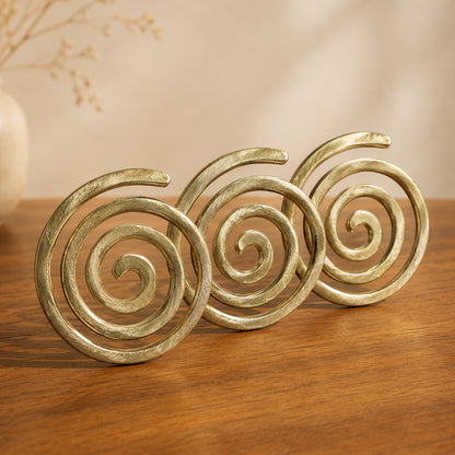 Brass Helix Pack of 3