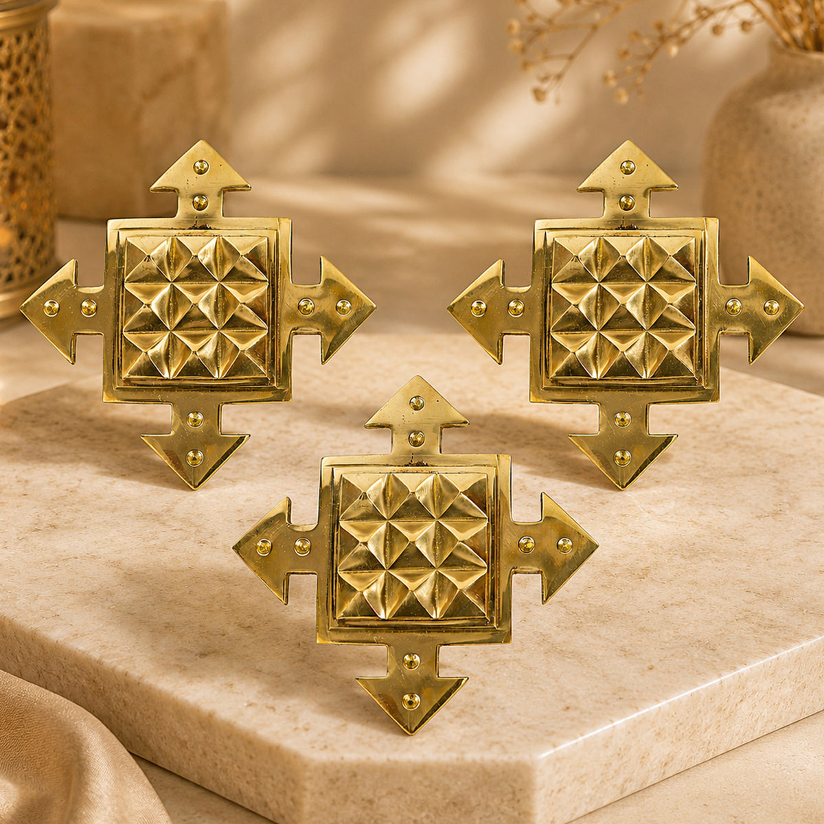 Brass Helix Vastu Remedy for South Zone Correction