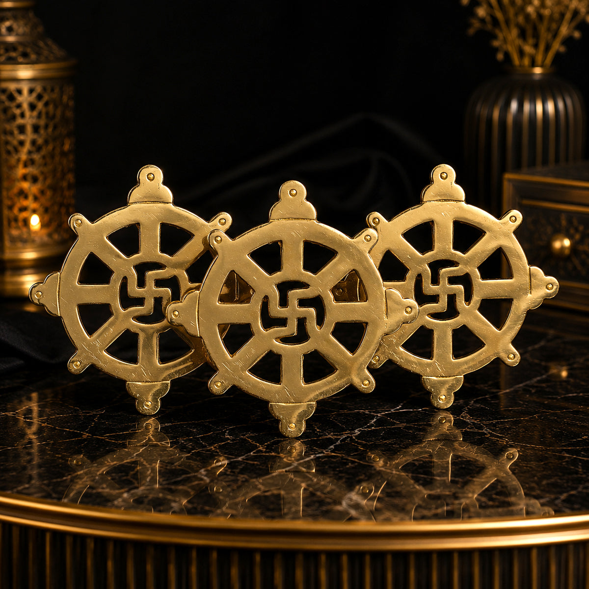 Brass Helix West Pack of 3