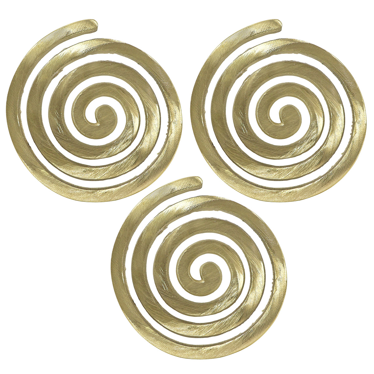 Brass Helix for North-West Placement | Premium Brass Vastu Helix Tool for North-West Direction | Traditional Vastu Remedy for Home, Office & Commercial Spaces | 15 cm (6 Inch) | Pack of 3