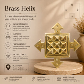 Brass Helix for South Vastu Dosh Correction