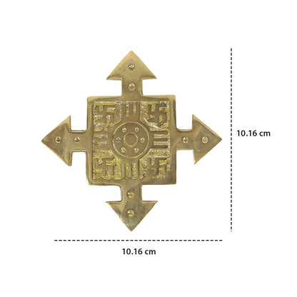 Brass North Helix 10 cm (4 Inch)