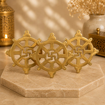 Brass Vastu Helix for West Zone Correction