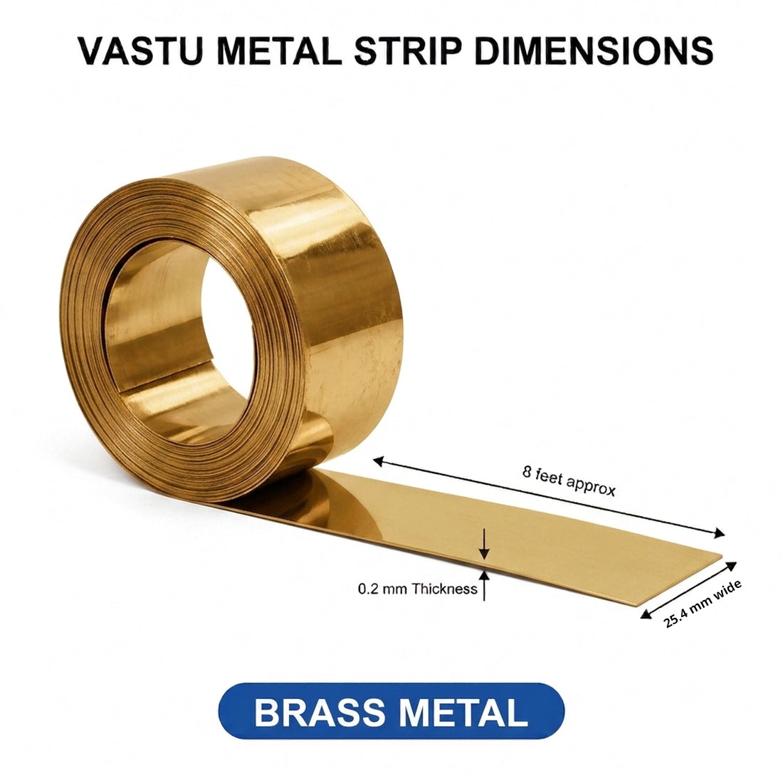 Brass Vastu Strip for Home