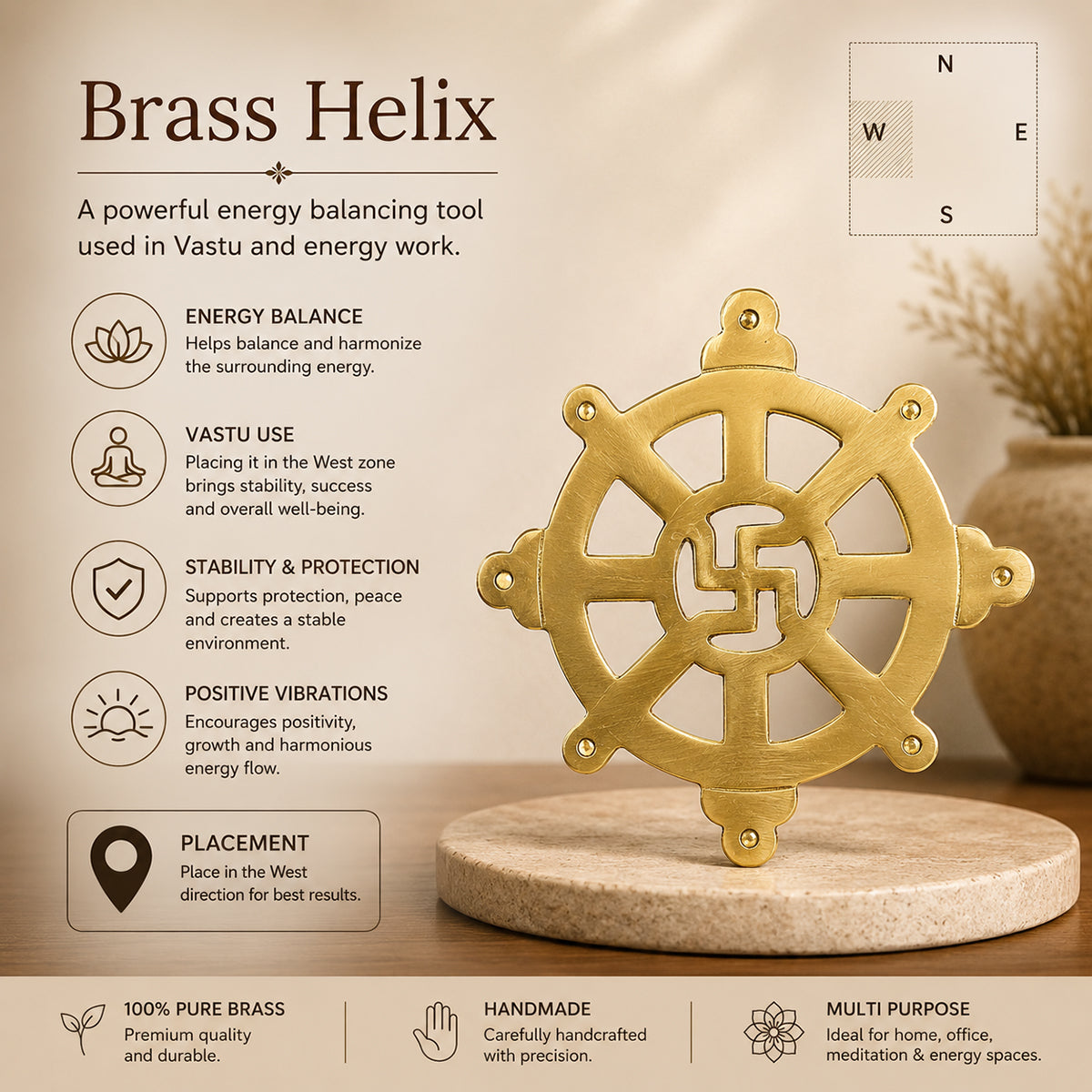 Brass West Helix