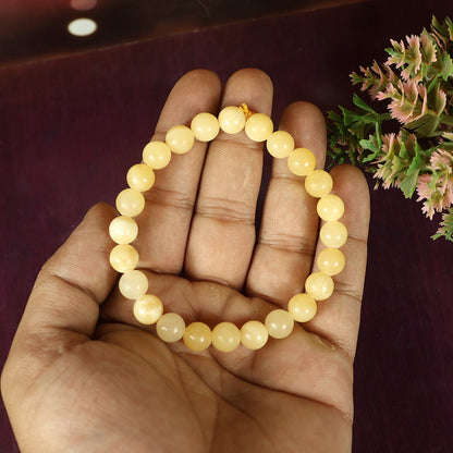 Calcite Crystal Bracelet | Natural Healing Gemstone Bracelet for Energy & Clarity