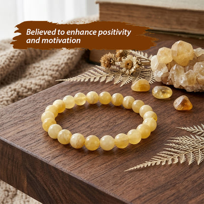 Calcite Crystal Bracelet | Natural Healing Gemstone Bracelet for Energy & Clarity