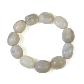 Carnelian Flower Tumble Crystal Bracelet | Natural Healing Gemstone Bracelet for Courage & Creativity