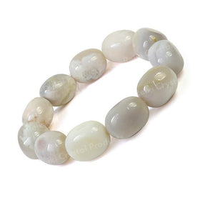 Carnelian Flower Tumble Crystal Bracelet | Natural Healing Gemstone Bracelet for Courage & Creativity