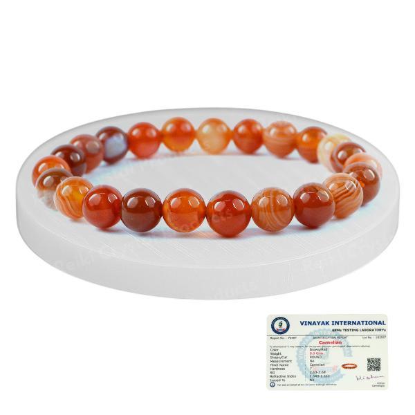 Certified Bracelet with Selenite Charging Plate Combo | Amethyst Citrine Tiger Eye Rose Quartz Sphatik Green Jade Pyrite Black Tourmaline Dhan Yog Money Magnet Bracelet