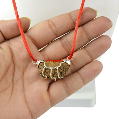 Certified 1 Mukhi Rudraksha Pendant for Meditation, Spiritual Growth, Focus & Inner Peace