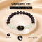 Capricorn मकर राशि Zodiac Bracelet with Free Selenite Plate