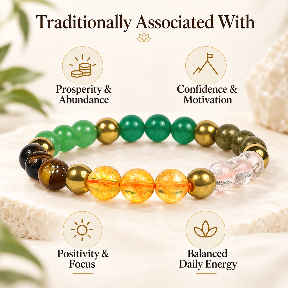 Reiki Charged Dhan Yog Bracelet for Men and Women