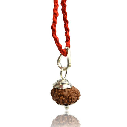 Certified Eleven 11 Mukhi Rudraksha Pendant for Courage, Confidence, Intuition & Spiritual Strength