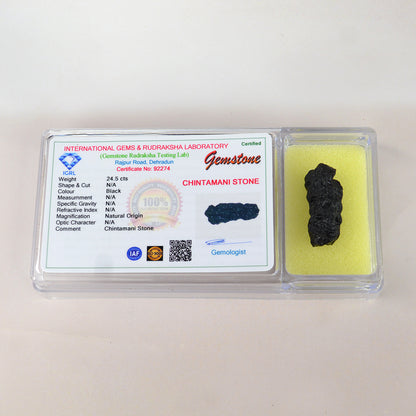 Certified Natural Chintamani Stone Bead