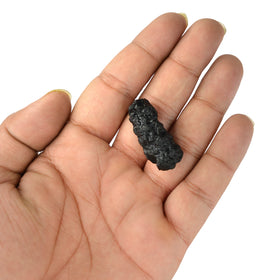 Certified Natural Chintamani Stone Bead for Spiritual Practices, Meditation, Protection