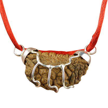 Certified Original 1 Mukhi Rudraksha Pendant for Meditation, Spiritual Growth, Focus & Inner Peace
