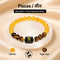 Pisces मीन राशि Zodiac Bracelet with Free Selenite Plate