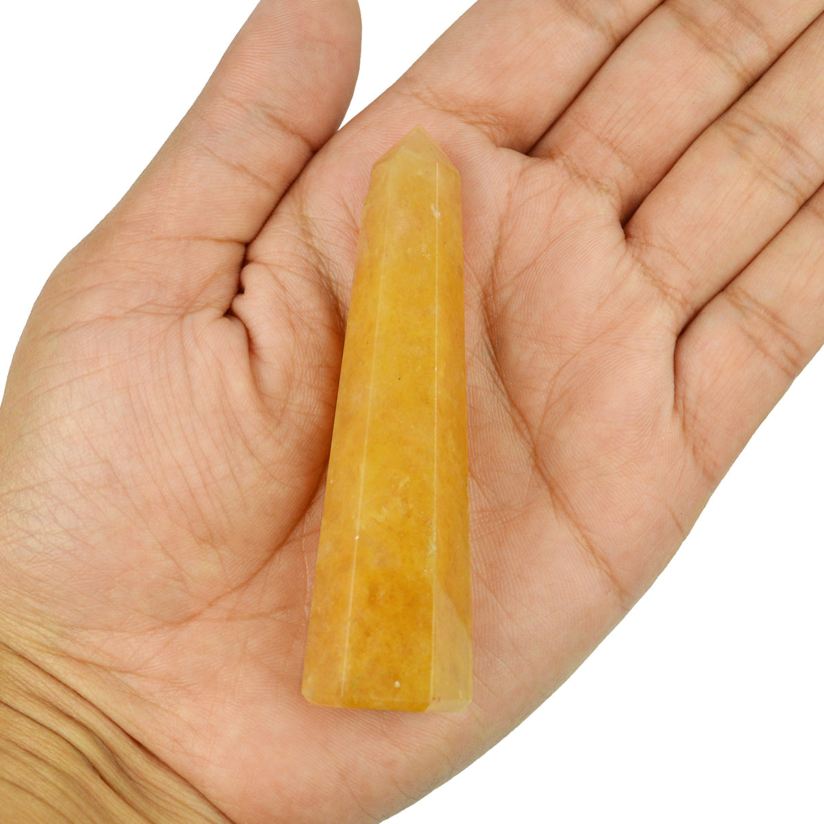 Citrine Pencil Obelisks for Reiki Healing