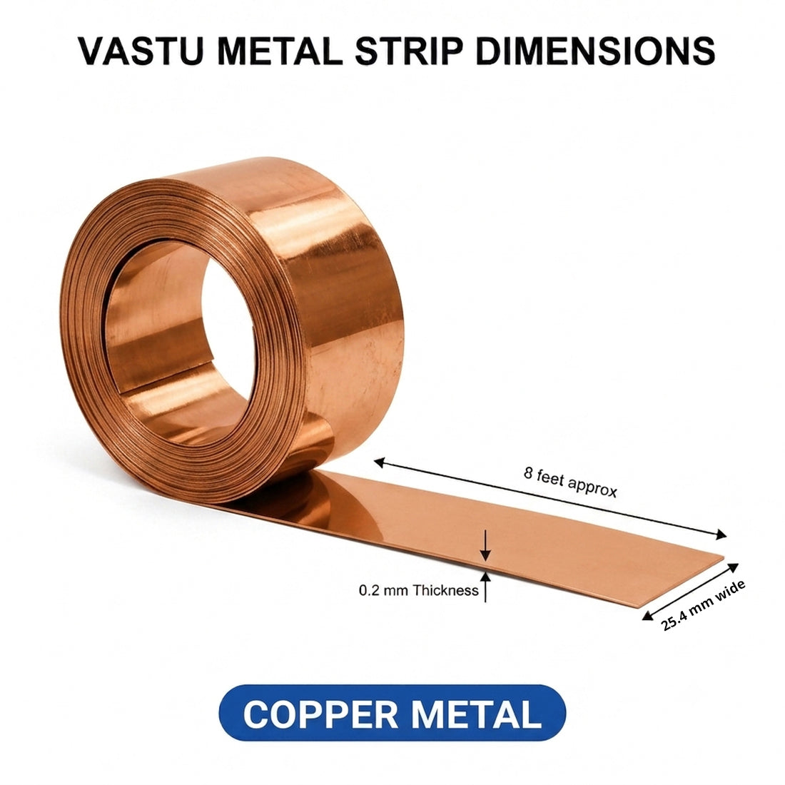Copper Strip 8 Feet