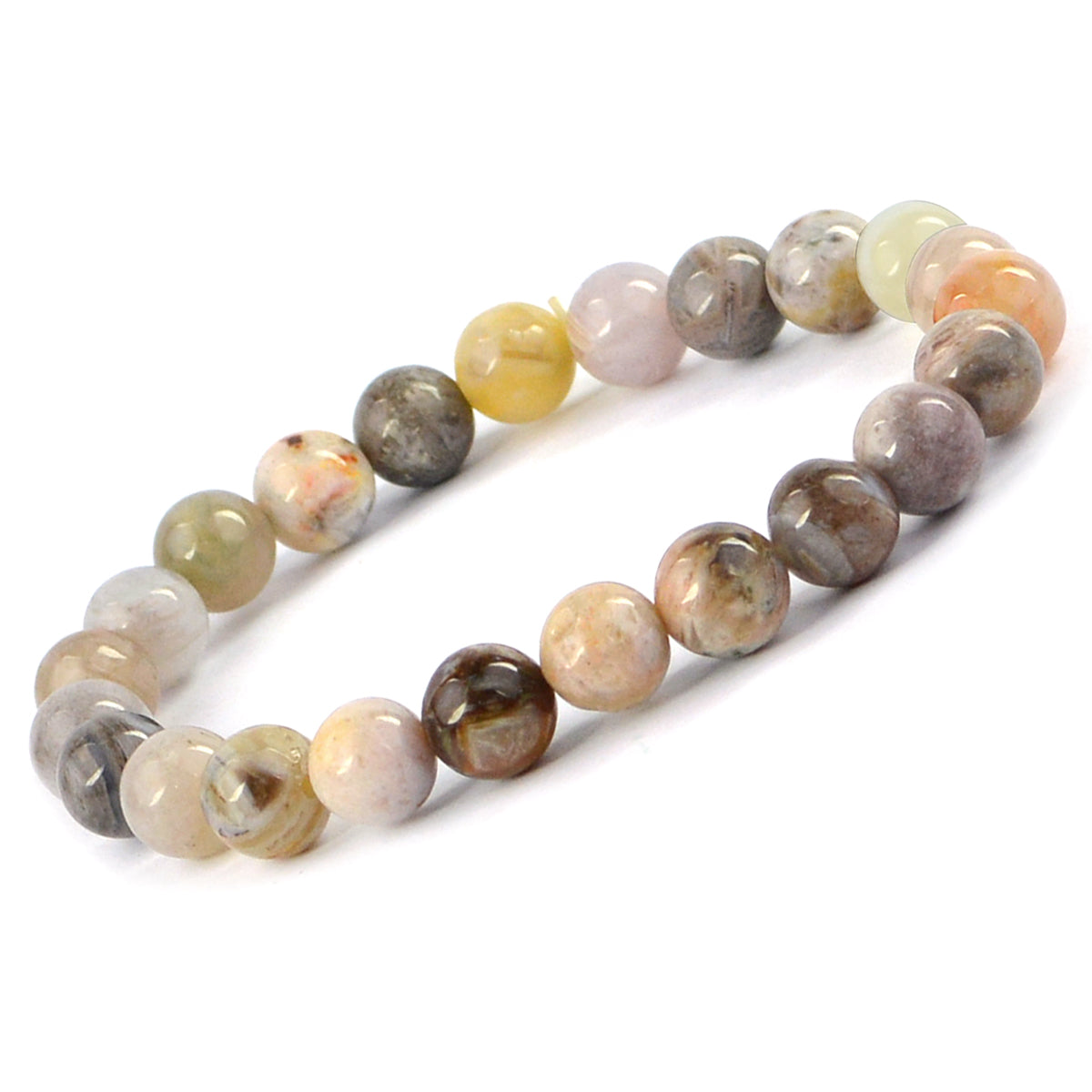 Crazy Lace Agate Crystal Bracelet | Natural Healing Gemstone Bracelet for Joy & Positivity