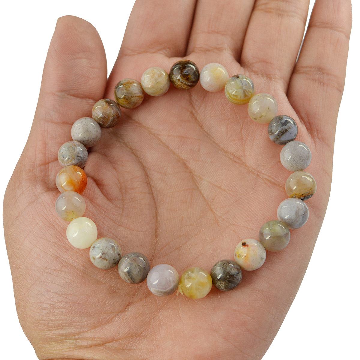 Crazy Lace Agate Crystal Bracelet | Natural Healing Gemstone Bracelet for Joy & Positivity