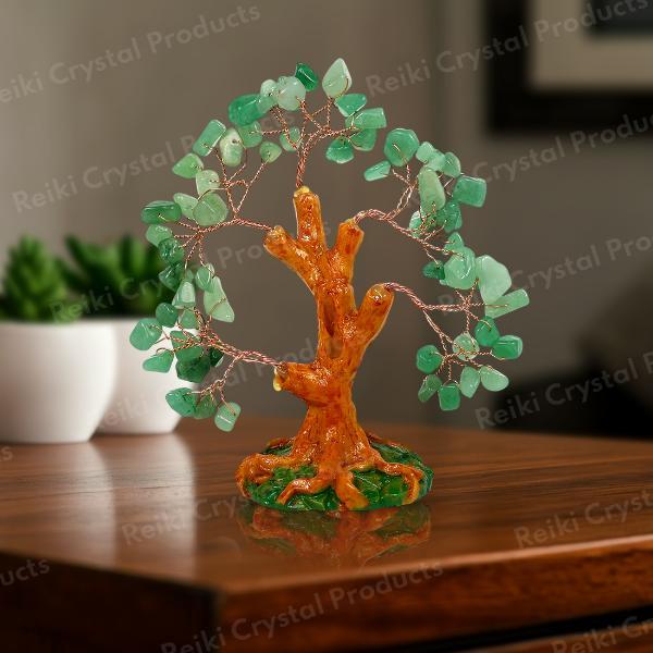Green Aventurine Stone Tree