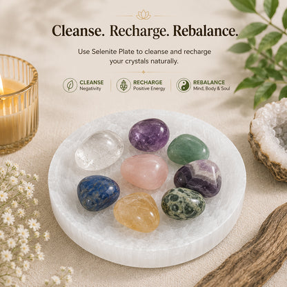 Crystal Charging Plate for Crystal Cleansing, Energy Charging