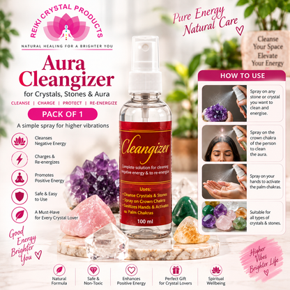 Crystal and Stone Cleansing and Charging Spray 100 ml