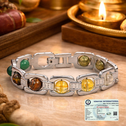 Metal Dhan Yog bracelet for wealth and prosperity