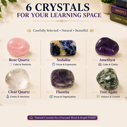 Premium Reiki Charged Healing Crystal Tumble Stone Kit for Manifestation, Chakra Balancing, Wealth, Education, Relationship, Protection, Health Booster, Stress Relief and Positive Energy Activation