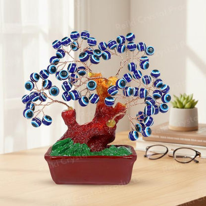 Evil Eye Beads Tree Feng Shui Protection Tree Decor