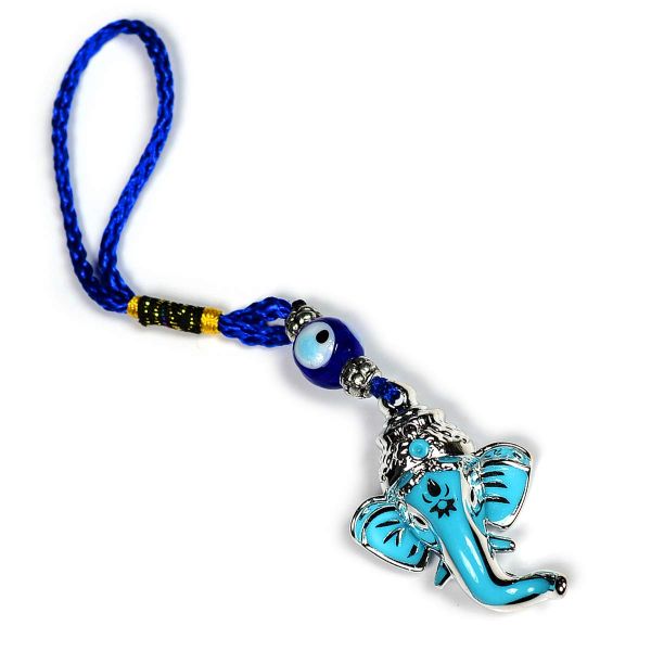 Ganesha with Evil Eye Car, Door & Office Hanging for Protection, Prosperity