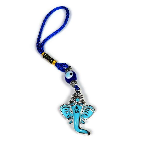 Ganesha with Evil Eye Car, Door & Office Hanging for Protection, Prosperity