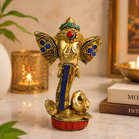 Brass Ganesh Statue / Stone Ganesha Idol