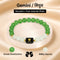 Gemini मिथुन राशि Zodiac Bracelet with Free Selenite Plate