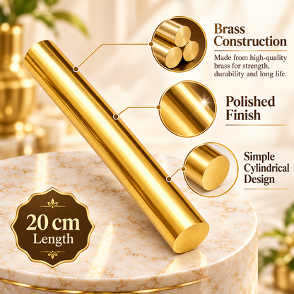Brass Geopathic Neutralizer Rod for Vastu Practices