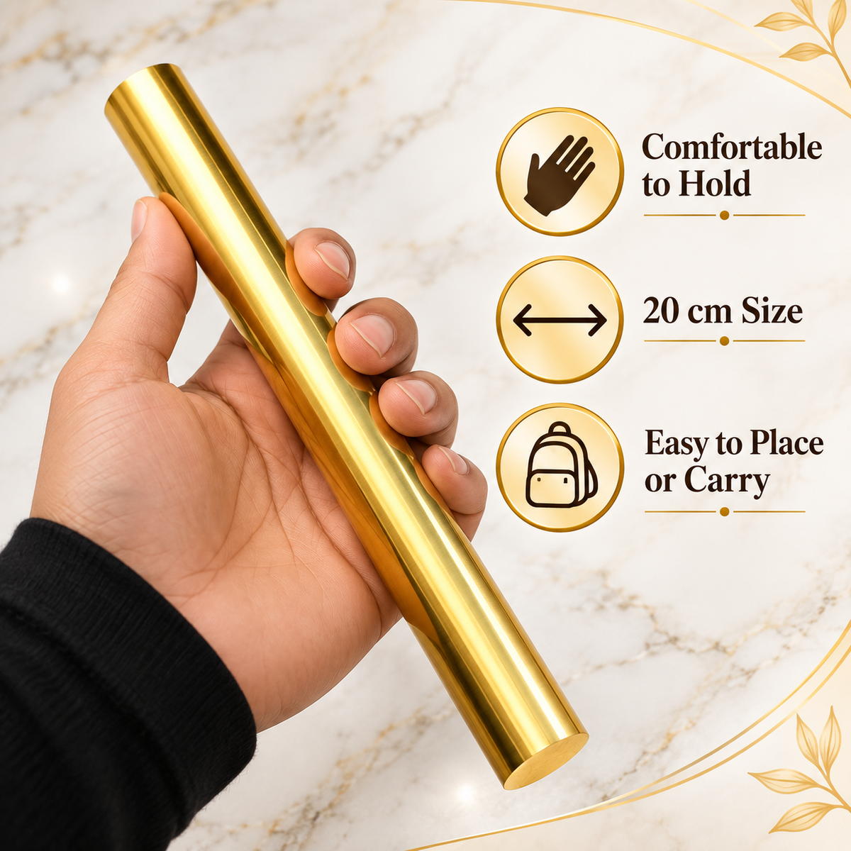 Brass Vastu Remedy Rod for Home Office and Commercial Space