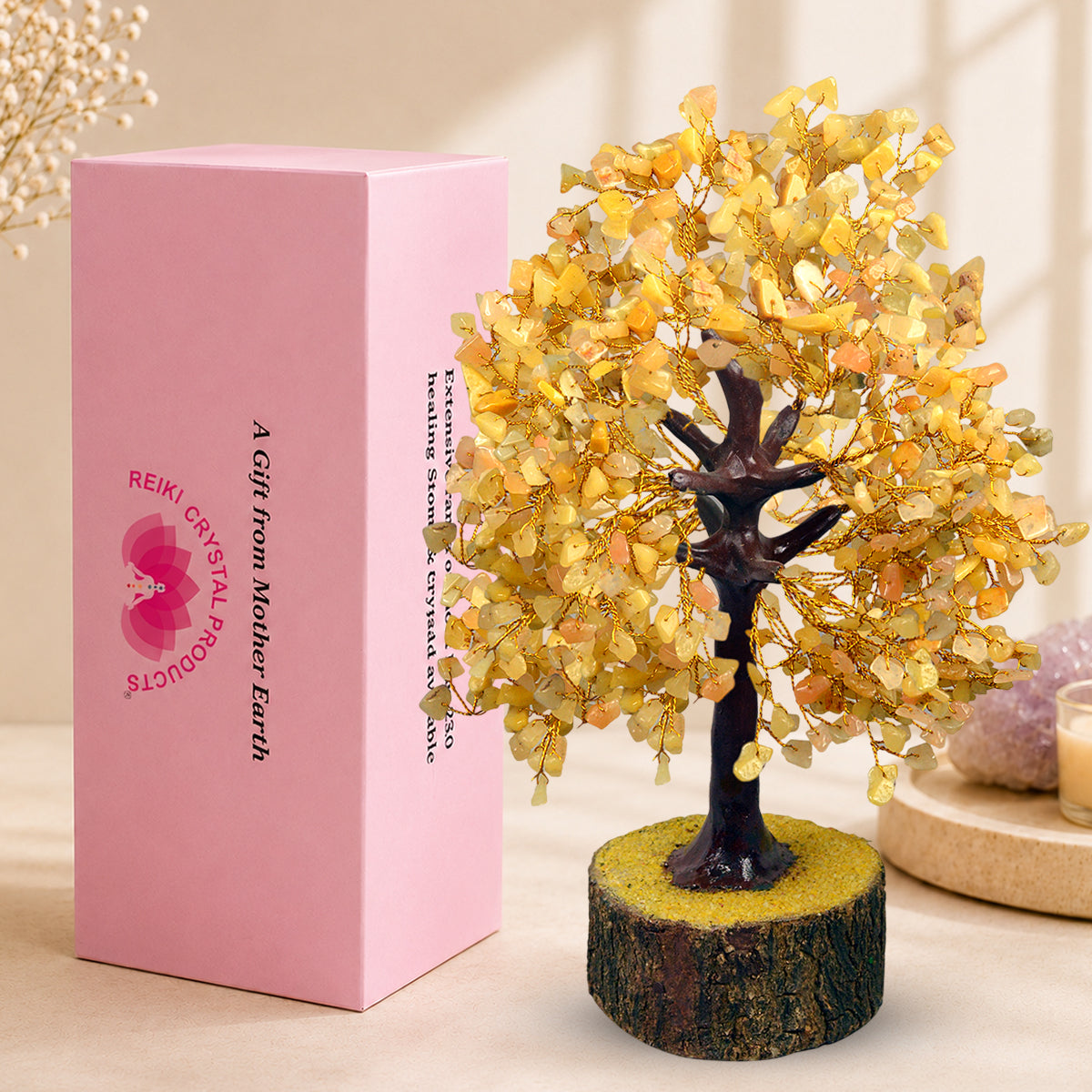 Natural Crystal Stone Tree 500 Beads