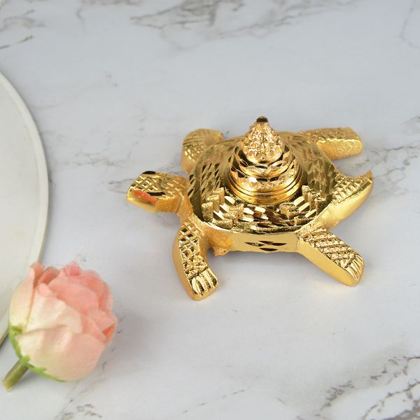Golden Kachhua with Shree Yantra