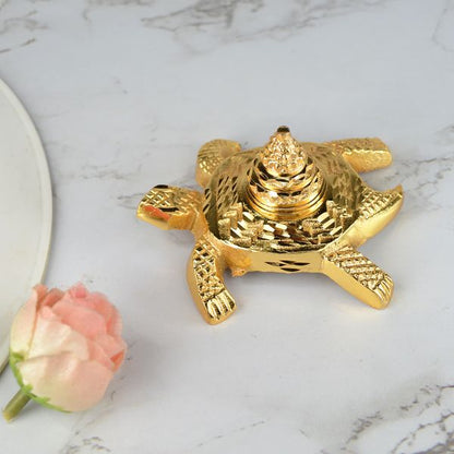 Golden Kachhua with Shree Yantra