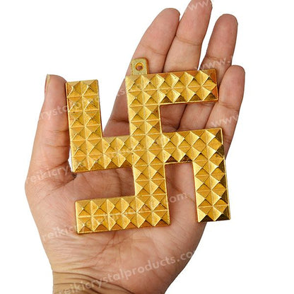 Golden Swastik for Home Entrance
