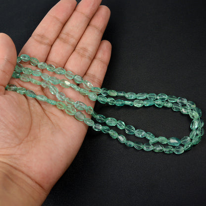 Green Apatite Crystal Mala | Natural Healing Gemstone Necklace for Growth & Abundance
